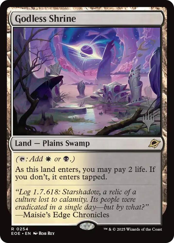 Godless Shrine 254 (Promo Pack: Edge of Eternities)  - Foil | Chromatic Games