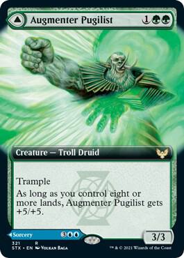 Augmenter Pugilist Extended Art 321 (Strixhaven: School of Mages)  | Chromatic Games