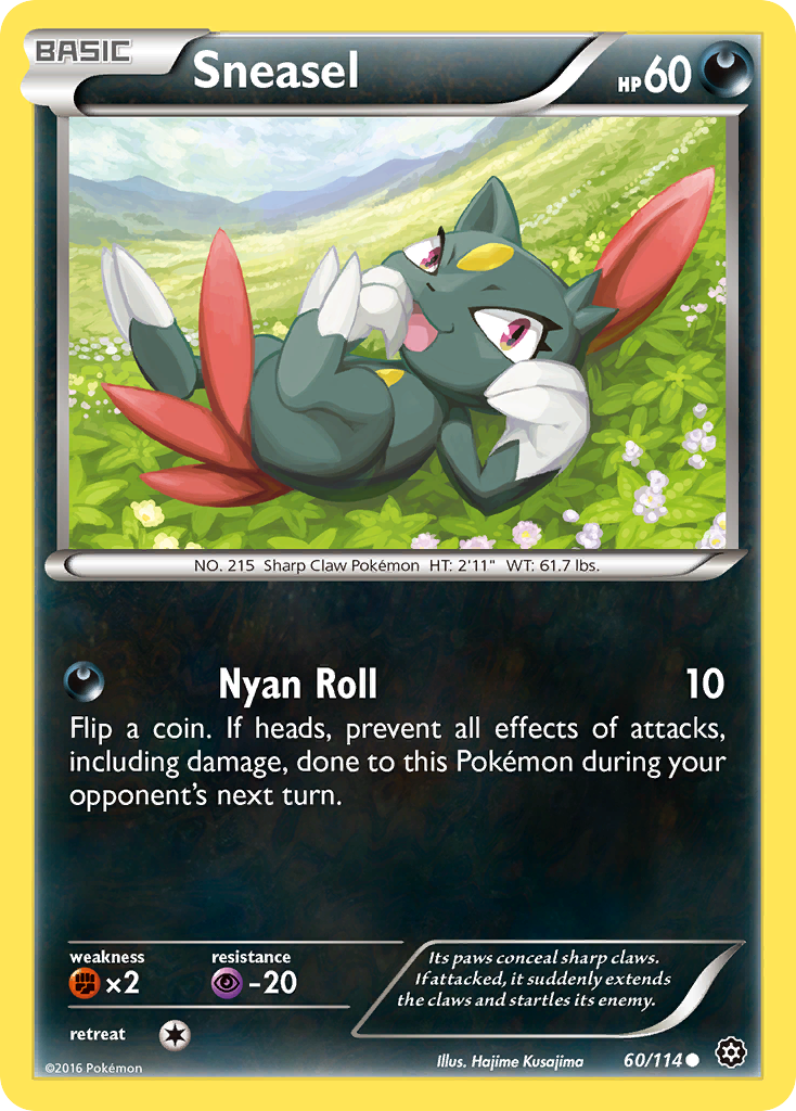 Sneasel (60/114) [XY: Steam Siege] | Chromatic Games