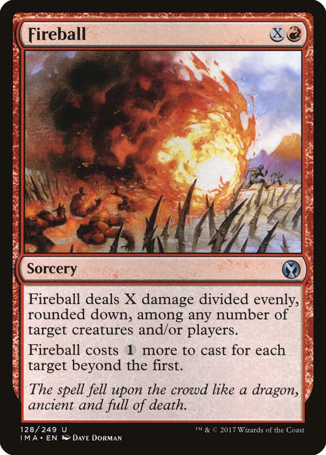 Fireball 128/249 (Iconic Masters)  | Chromatic Games
