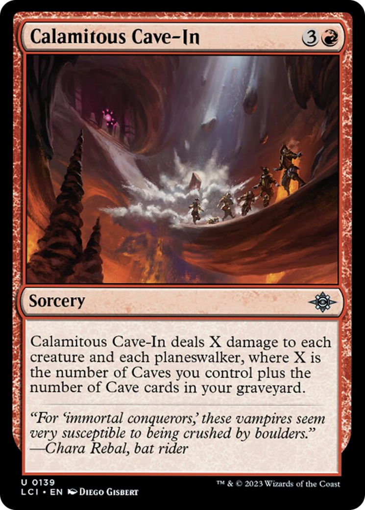 Calamitous Cave-In [The Lost Caverns of Ixalan] | Chromatic Games