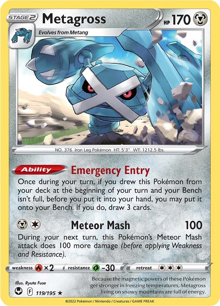 Metagross (119/195) [Sword & Shield: Silver Tempest] | Chromatic Games