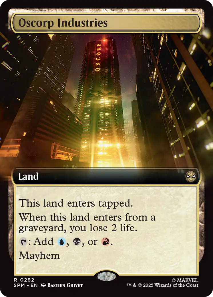 Oscorp Industries (Extended Art) [Marvel's Spider-Man] | Chromatic Games