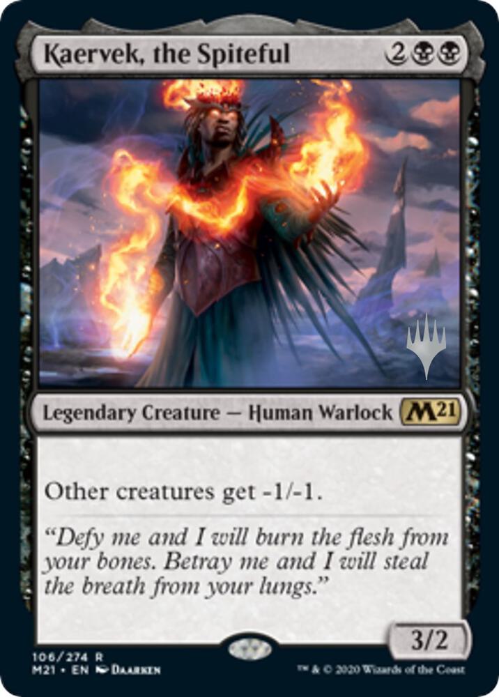 Kaervek the Spiteful 106 (Promo Pack: Core Set 2021)  | Chromatic Games