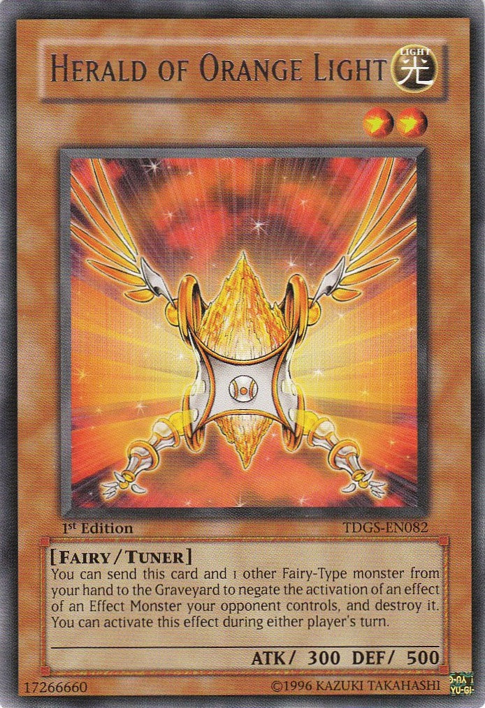 Herald of Orange Light [TDGS-EN082] Rare | Chromatic Games