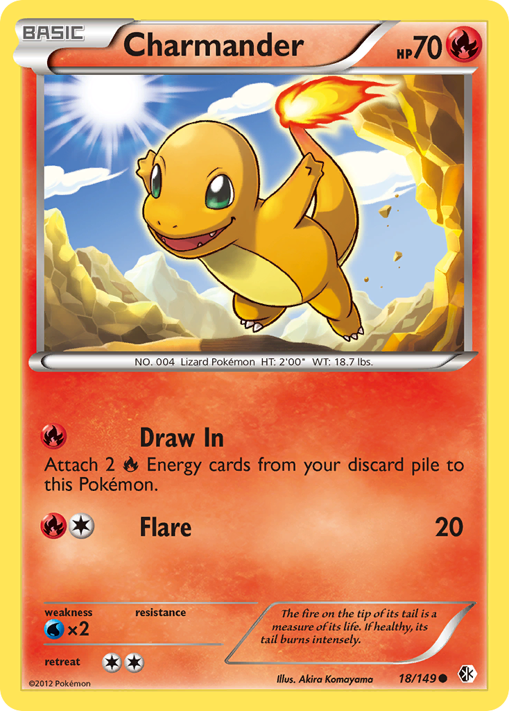 Charmander (18/149) [Black & White: Boundaries Crossed] | Chromatic Games