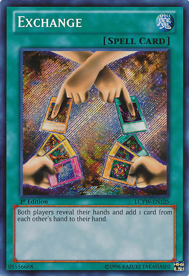 Exchange [LCYW-EN125] Secret Rare | Chromatic Games
