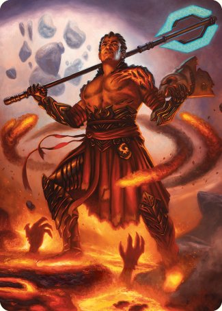 Koth, Fire of Resistance Art Card [Phyrexia: All Will Be One Art Series] | Chromatic Games