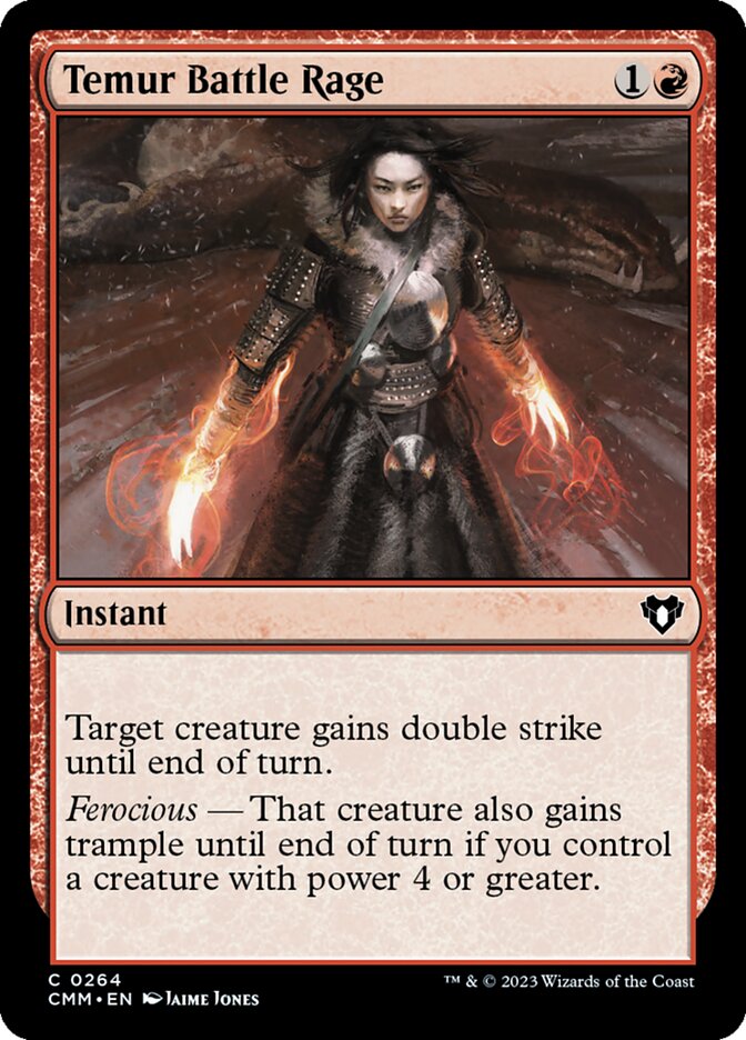 Temur Battle Rage 264/451 (Commander Masters)  | Chromatic Games