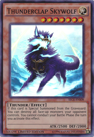 Thunderclap Skywolf [SECE-ENS08] Super Rare | Chromatic Games