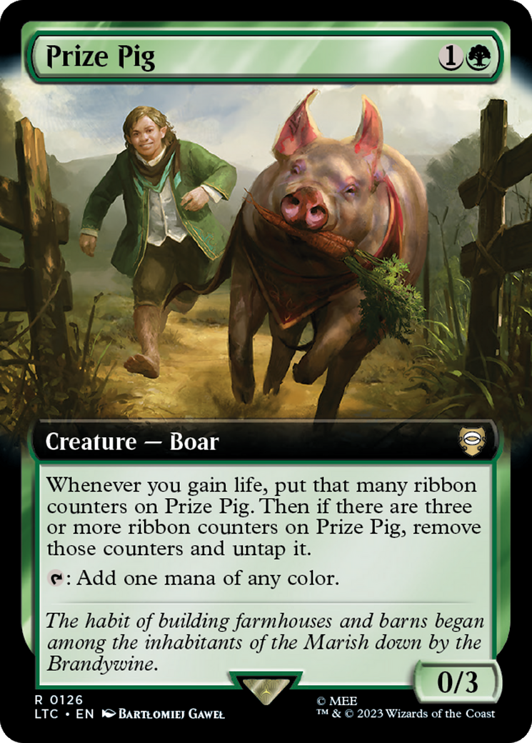 Prize Pig (Extended Art) [The Lord of the Rings: Tales of Middle-Earth Commander] | Chromatic Games