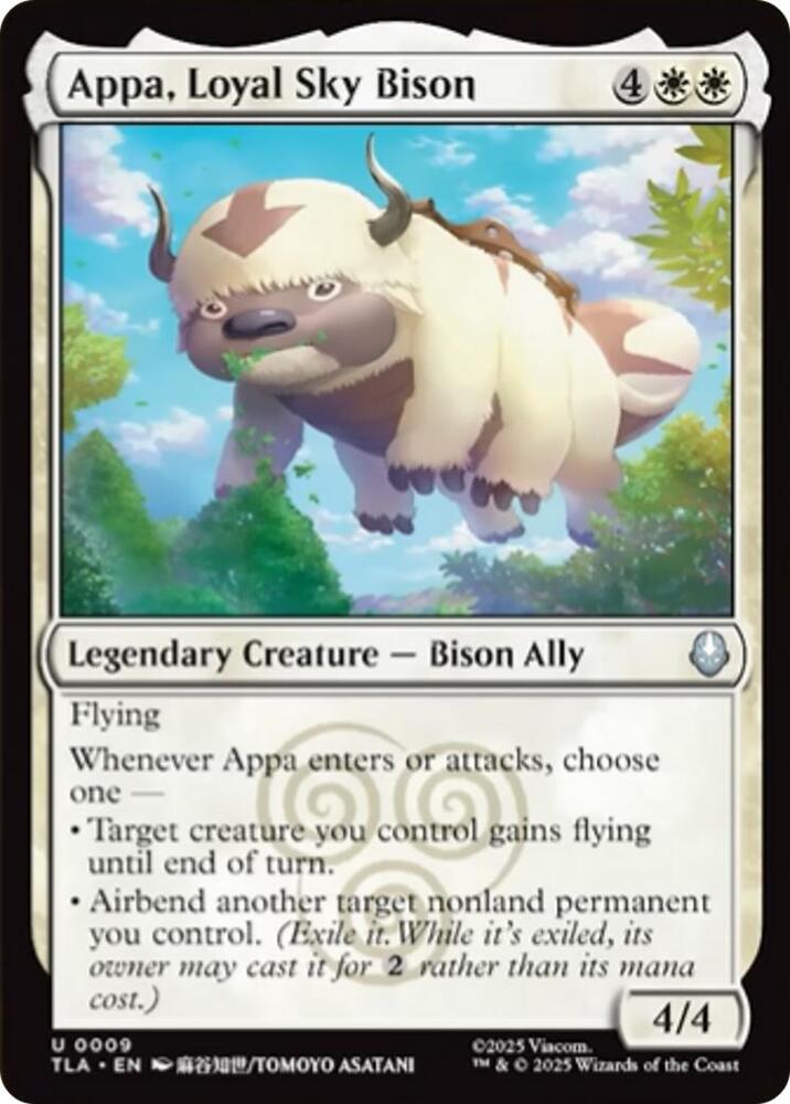 Appa, Loyal Sky Bison 9 (Avatar: The Last Airbender)  | Chromatic Games
