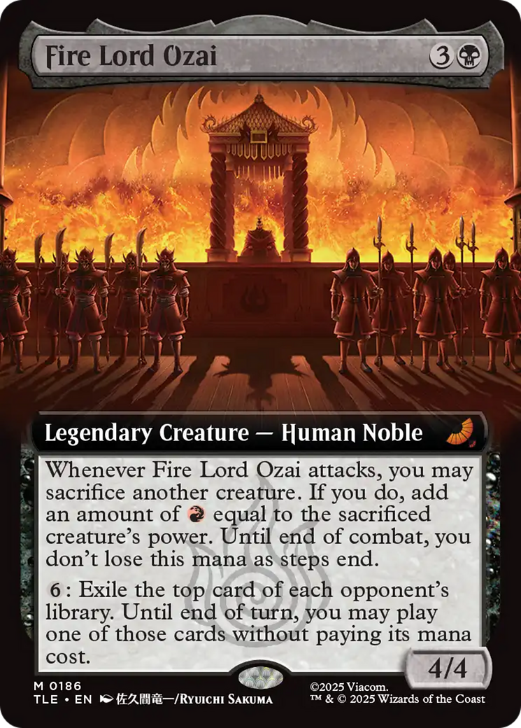 Fire Lord Ozai (Extended Art) [Avatar: The Last Airbender: Eternal-Legal] | Chromatic Games