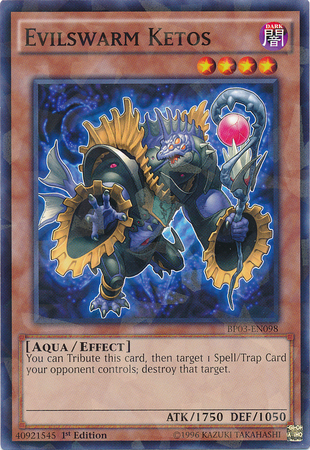 Evilswarm Ketos [BP03-EN098] Shatterfoil Rare | Chromatic Games