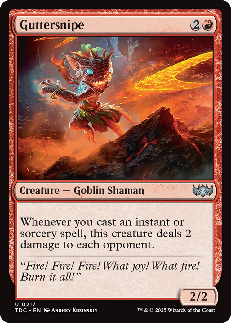 Guttersnipe [Tarkir: Dragonstorm Commander] | Chromatic Games
