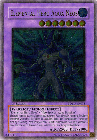Elemental Hero Aqua Neos [POTD-EN031] Ultimate Rare | Chromatic Games