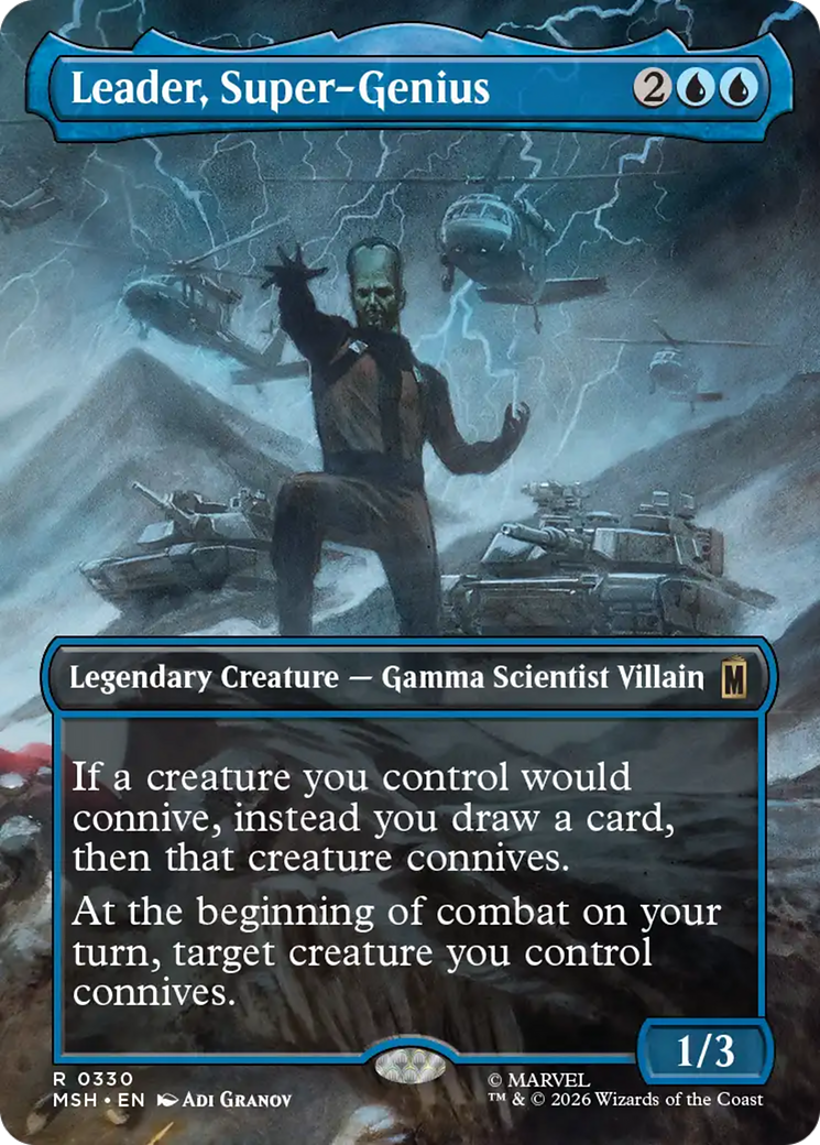 Leader, Super-Genius (Borderless) [Marvel Super Heroes] | Chromatic Games