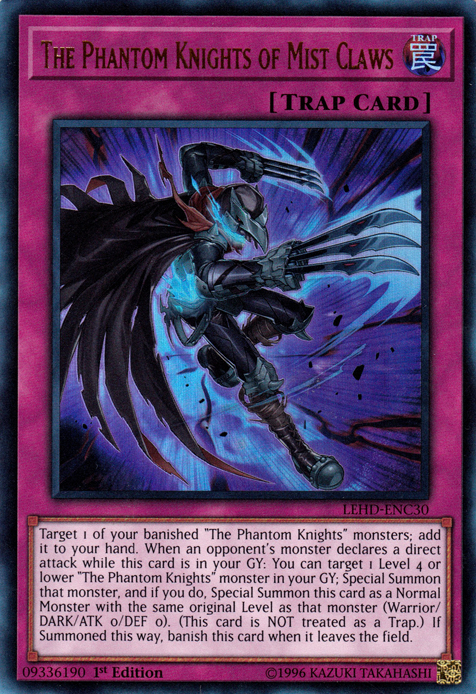 The Phantom Knights of Mist Claws [LEHD-ENC30] Ultra Rare | Chromatic Games