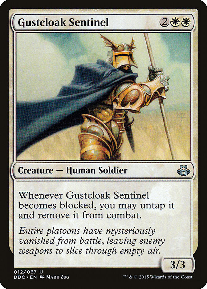 Gustcloak Sentinel [Duel Decks: Elspeth vs. Kiora] | Chromatic Games