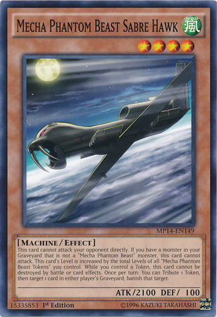 Mecha Phantom Beast Sabre Hawk [MP14-EN149] Common | Chromatic Games