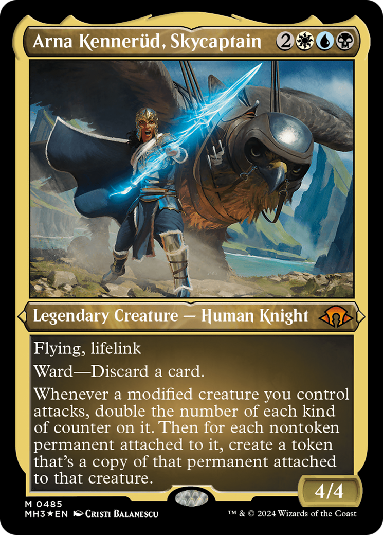 Arna Kennerud, Skycaptain (Foil Etched) [Modern Horizons 3] | Chromatic Games