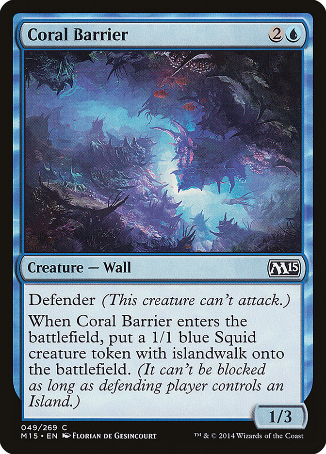 Coral Barrier 49 (Magic 2015 (M15))  | Chromatic Games