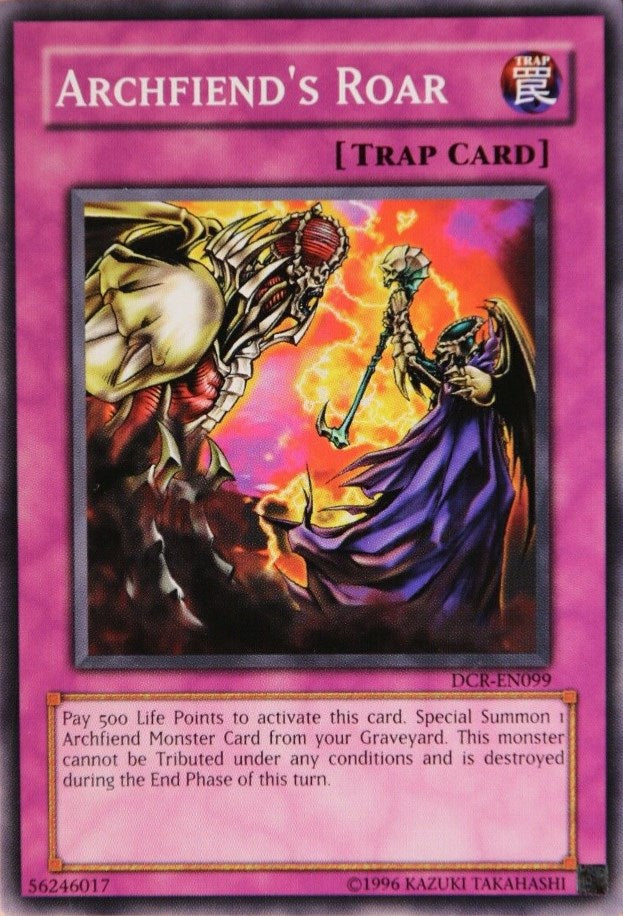 Archfiend's Roar [DCR-EN099] Common | Chromatic Games