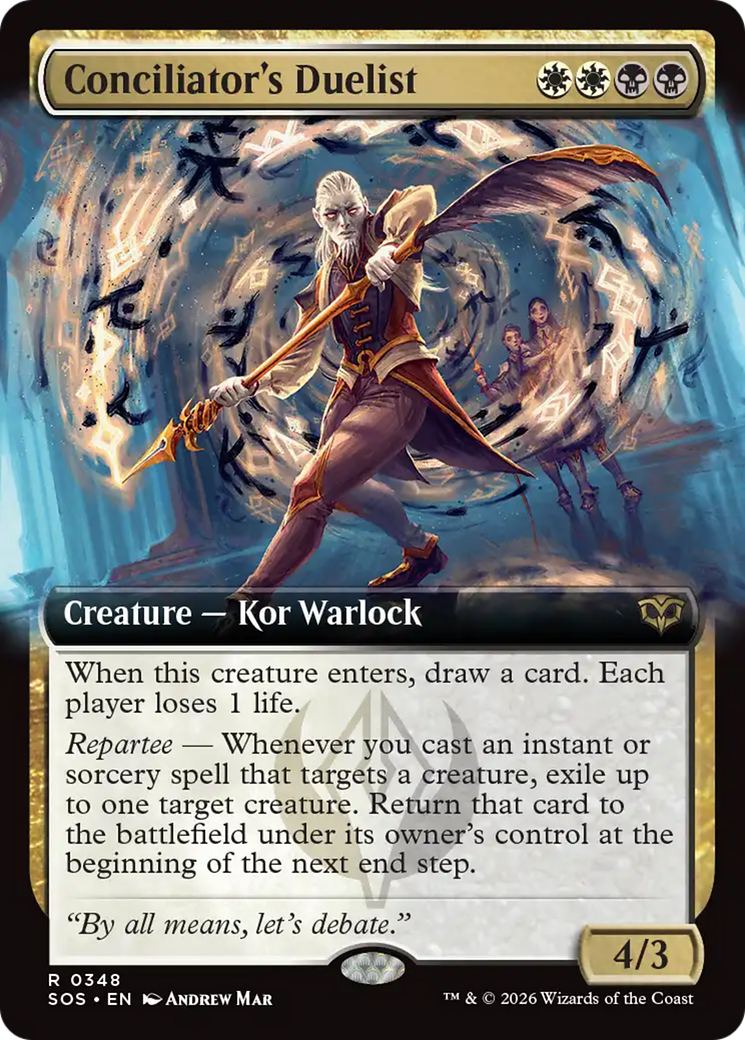 Conciliator's Duelist (Extended Art) [Secrets of Strixhaven] | Chromatic Games