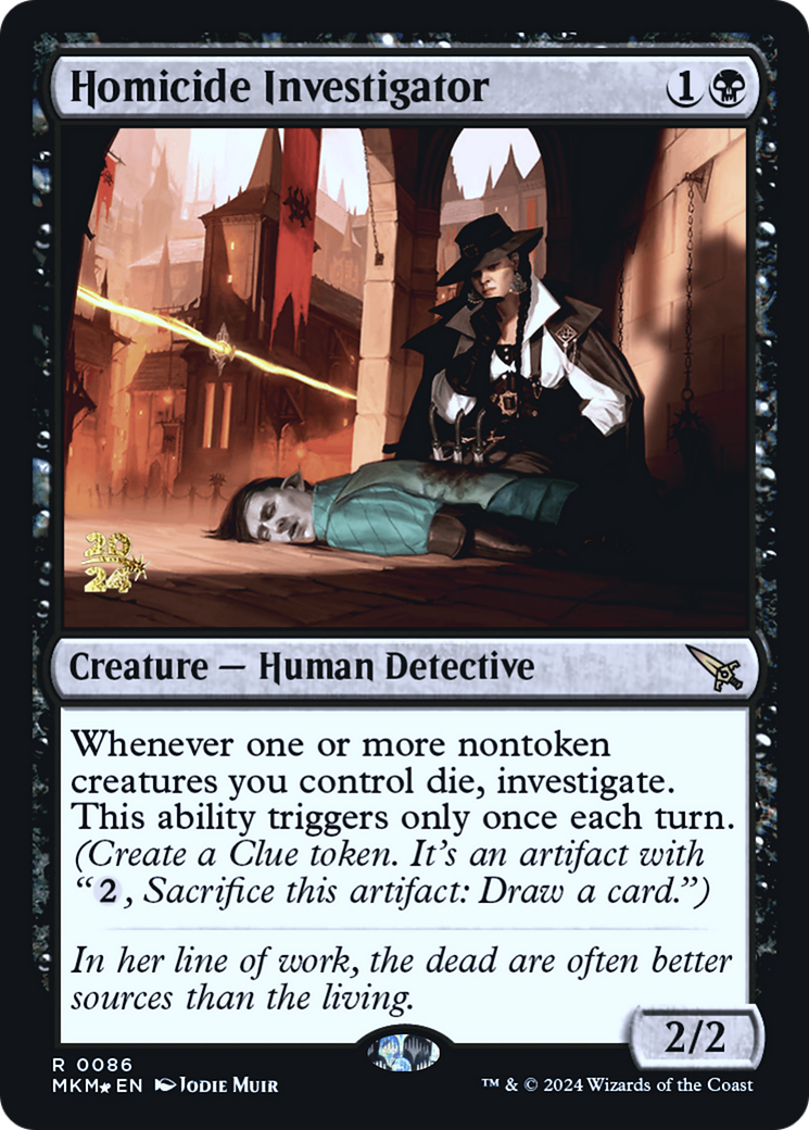 Homicide Investigator [Murders at Karlov Manor Prerelease Promos] | Chromatic Games