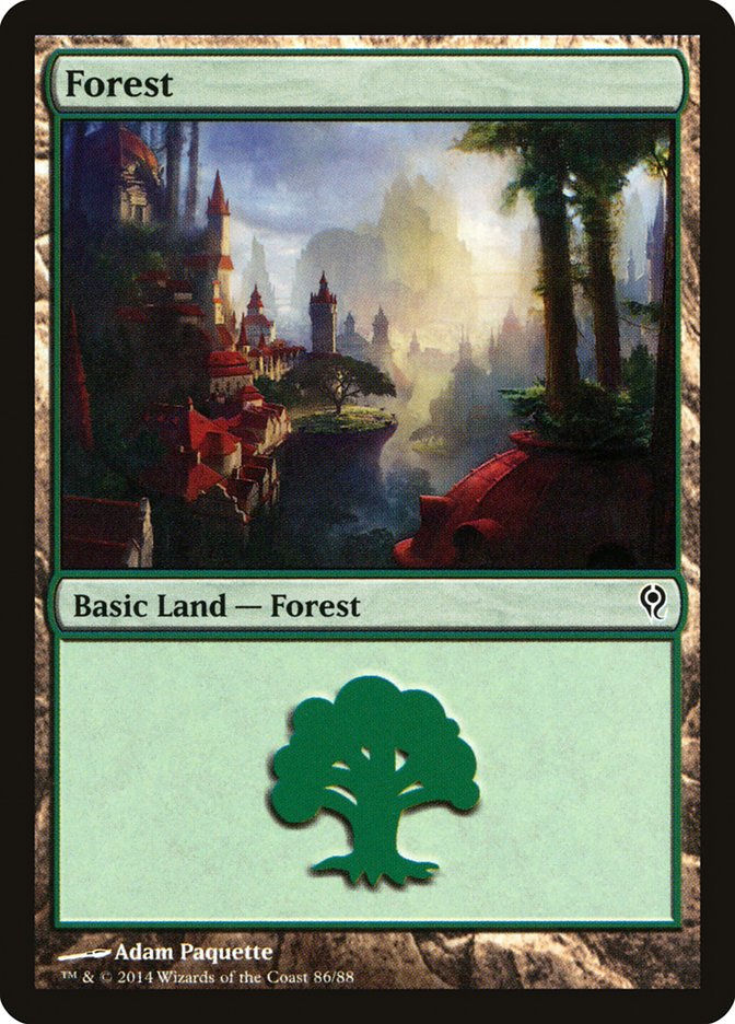 Forest (86) [Duel Decks: Jace vs. Vraska] | Chromatic Games