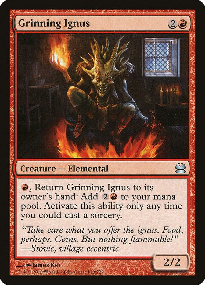 Grinning Ignus 118/229 (Modern Masters)  | Chromatic Games