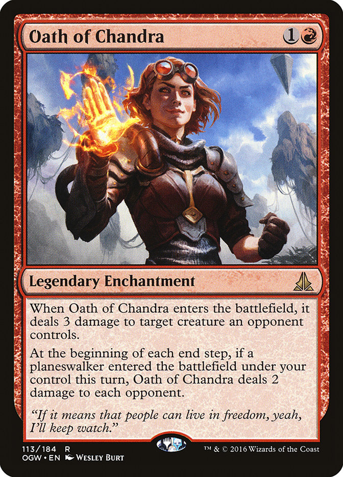 Oath of Chandra 113/184 (Oath of the Gatewatch)  | Chromatic Games