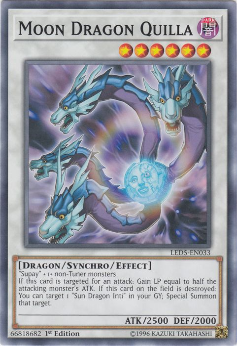 Moon Dragon Quilla [LED5-EN033] Common | Chromatic Games