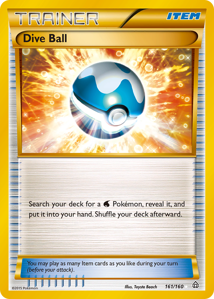 Dive Ball (161/160) [XY: Primal Clash] | Chromatic Games