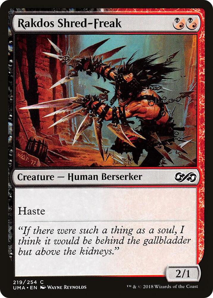Rakdos Shred-Freak 219/254 (Ultimate Masters)  | Chromatic Games