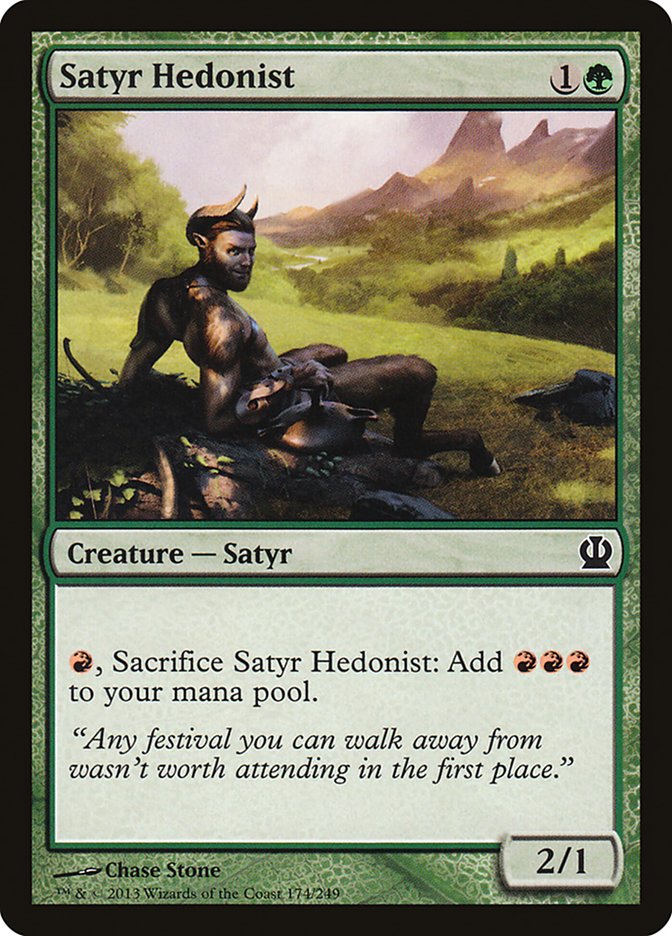 Satyr Hedonist 174/249 (Theros)  | Chromatic Games