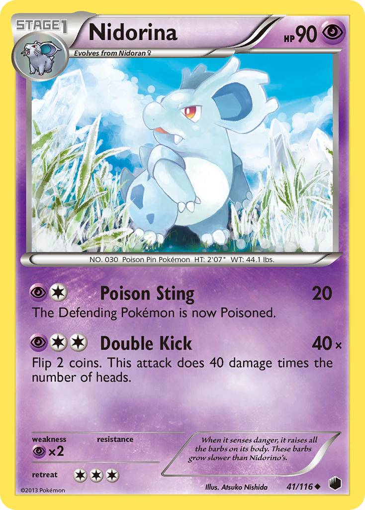 Nidorina (41/116) [Black & White: Plasma Freeze] | Chromatic Games