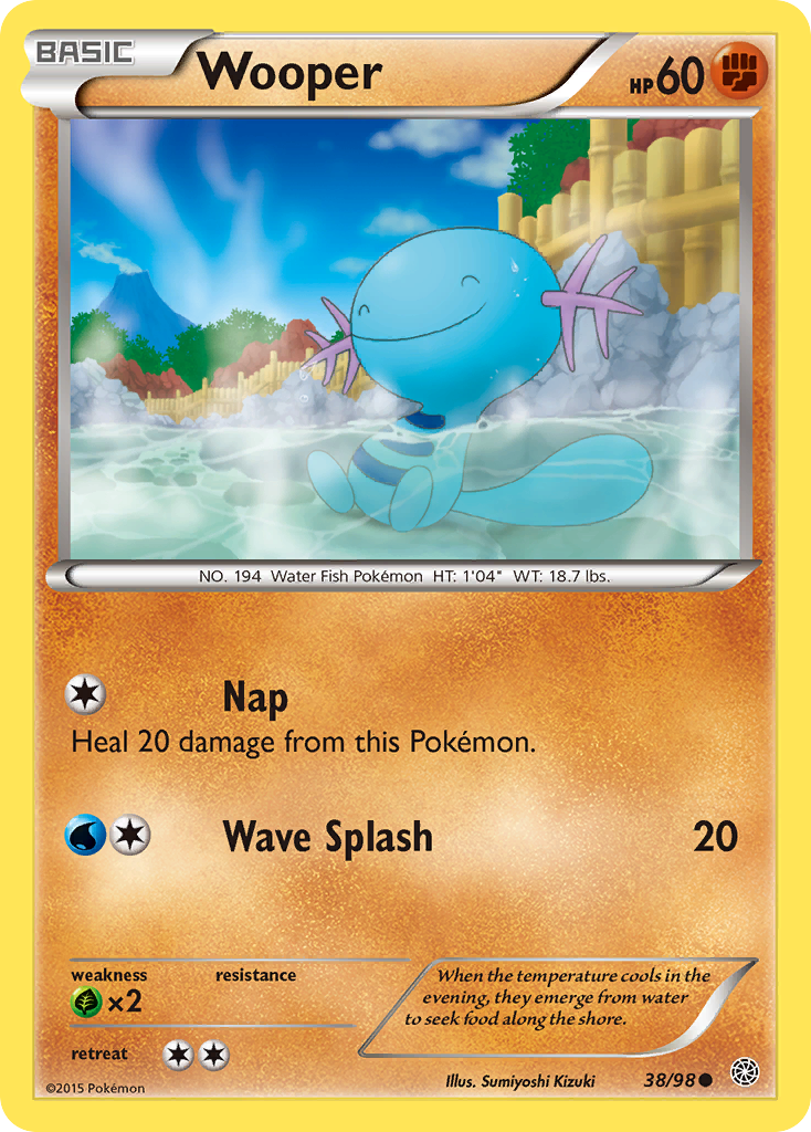 Wooper (38/98) [XY: Ancient Origins] | Chromatic Games