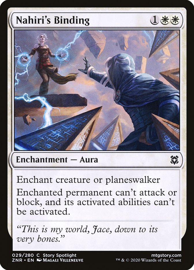 Nahiri's Binding 29/280 (Zendikar Rising)  - Foil | Chromatic Games