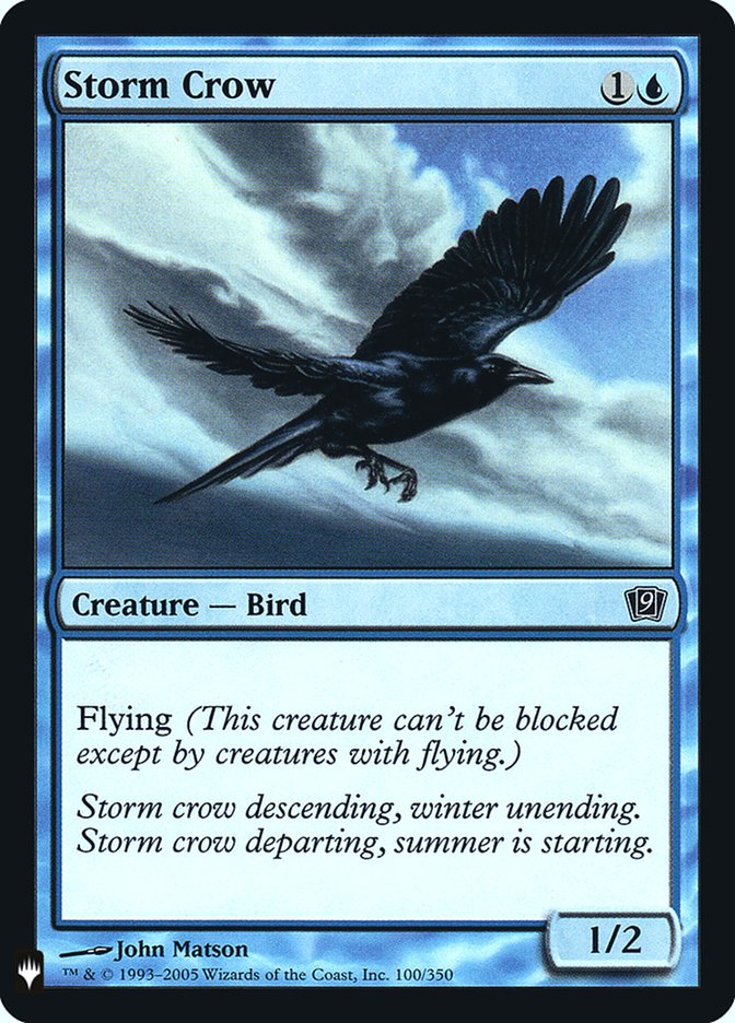 Storm Crow [Mystery Booster] | Chromatic Games