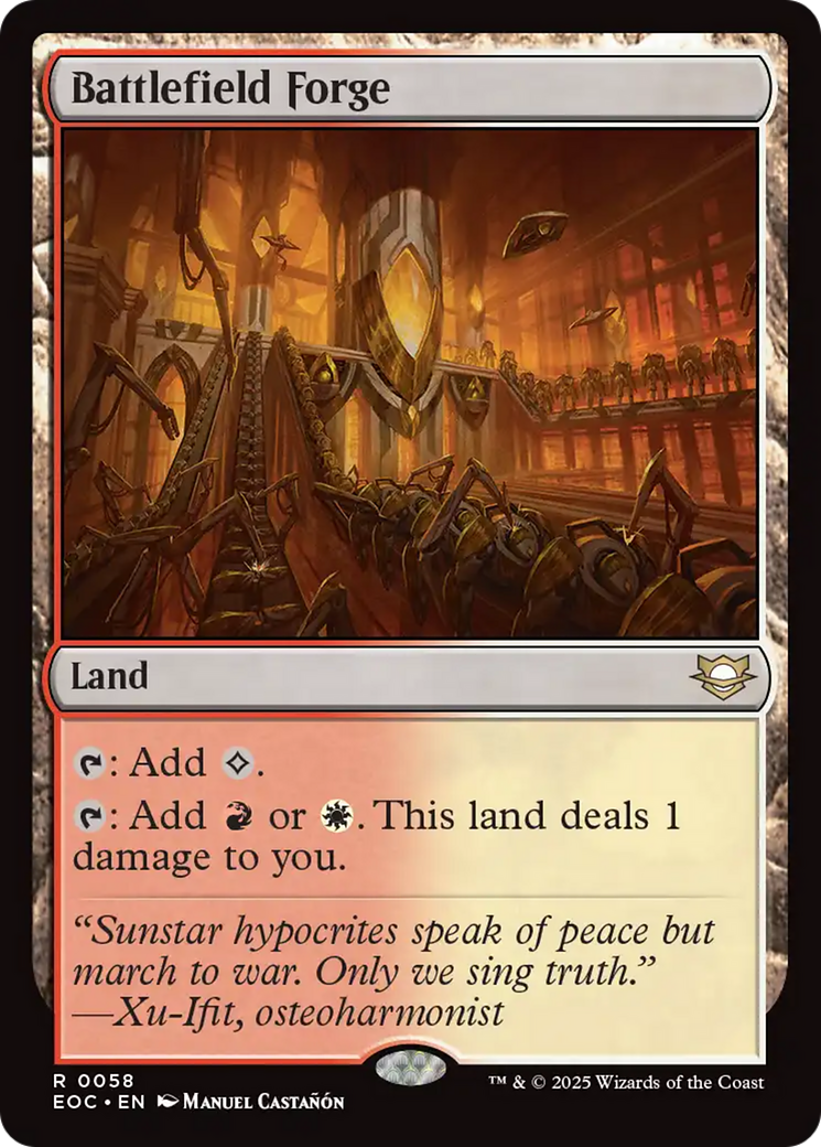 Battlefield Forge [Edge of Eternities Commander] | Chromatic Games