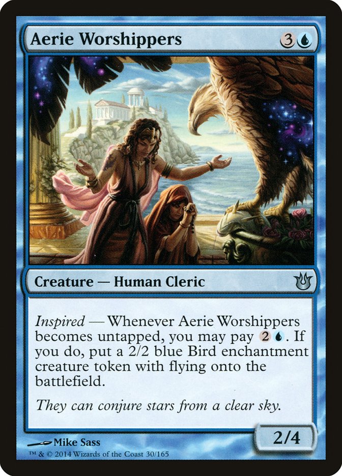Aerie Worshippers 30/165 (Born of the Gods)  | Chromatic Games