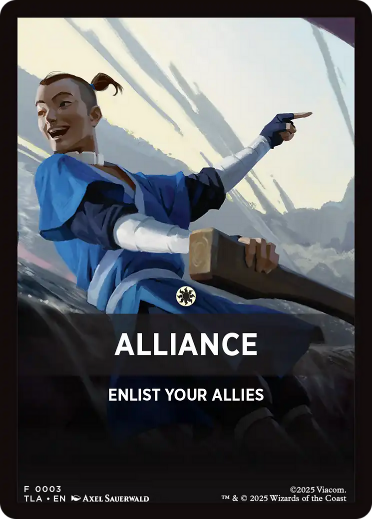 Alliance Theme Card [Avatar: The Last Airbender Tokens] | Chromatic Games