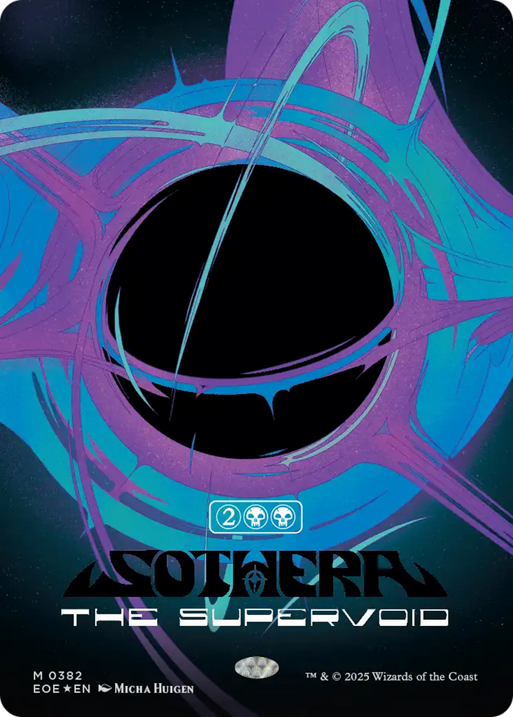 Sothera, the Supervoid (Singularity Foil) [Edge of Eternities] | Chromatic Games