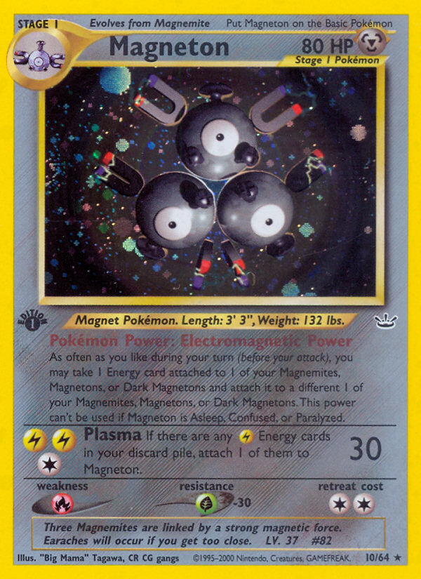 Magneton (10/64) [Neo Revelation 1st Edition] | Chromatic Games