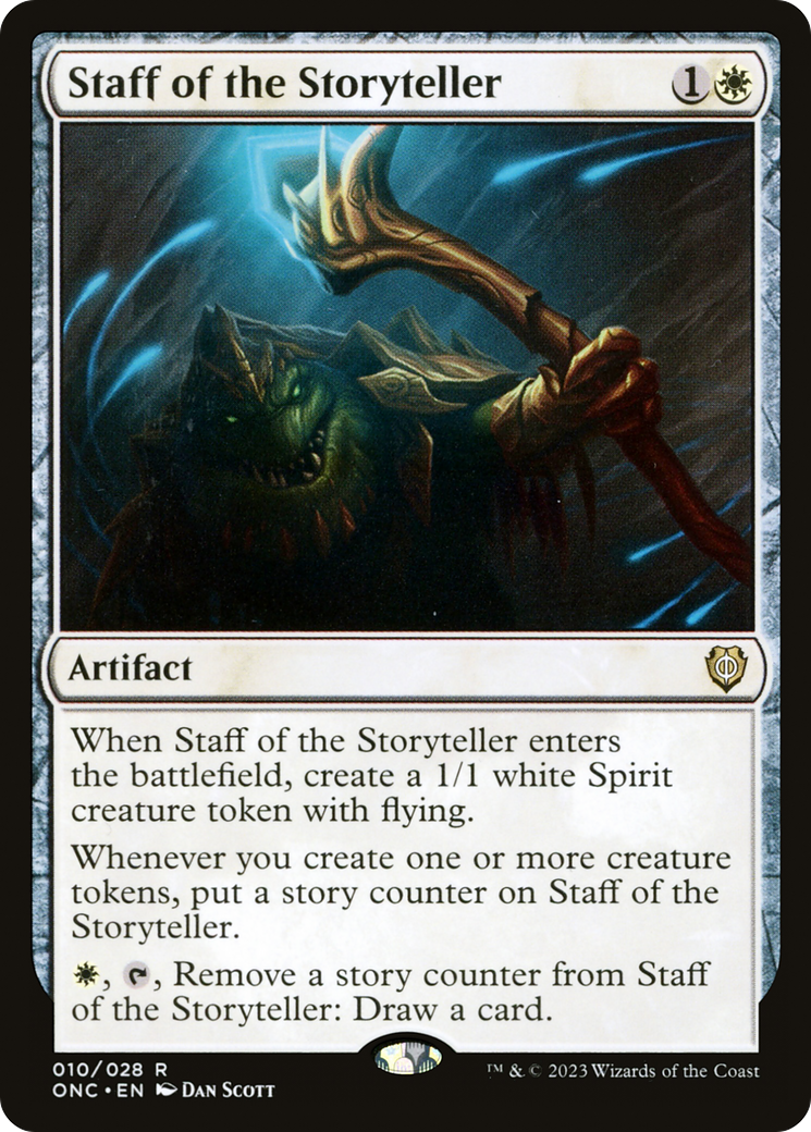 Staff of the Storyteller [Phyrexia: All Will Be One Commander] | Chromatic Games