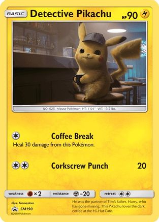 Detective Pikachu (SM190) [Sun & Moon: Black Star Promos] | Chromatic Games