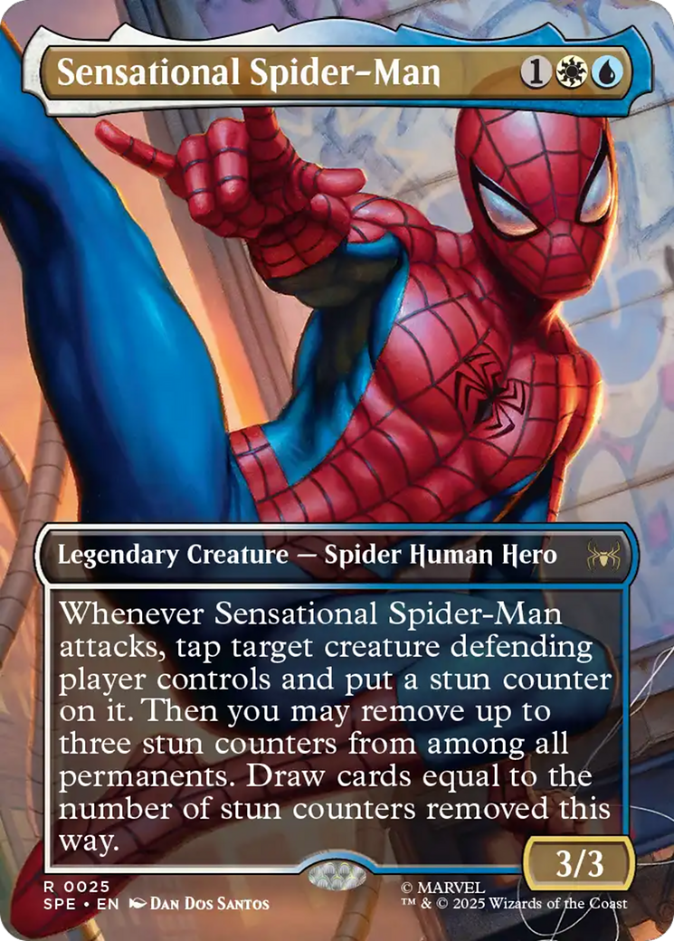 Sensational Spider-Man (Borderless) [Marvel's Spider-Man: Eternal-Legal] | Chromatic Games