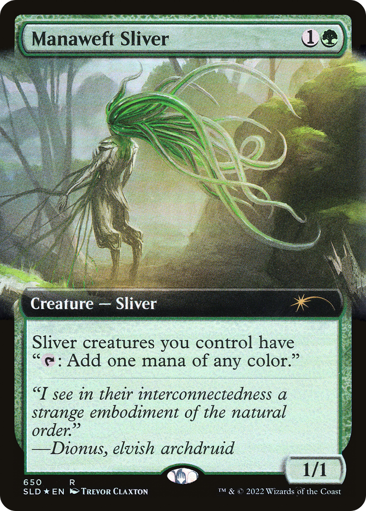 Manaweft Sliver (Extended Art) [Secret Lair Drop Promos] | Chromatic Games