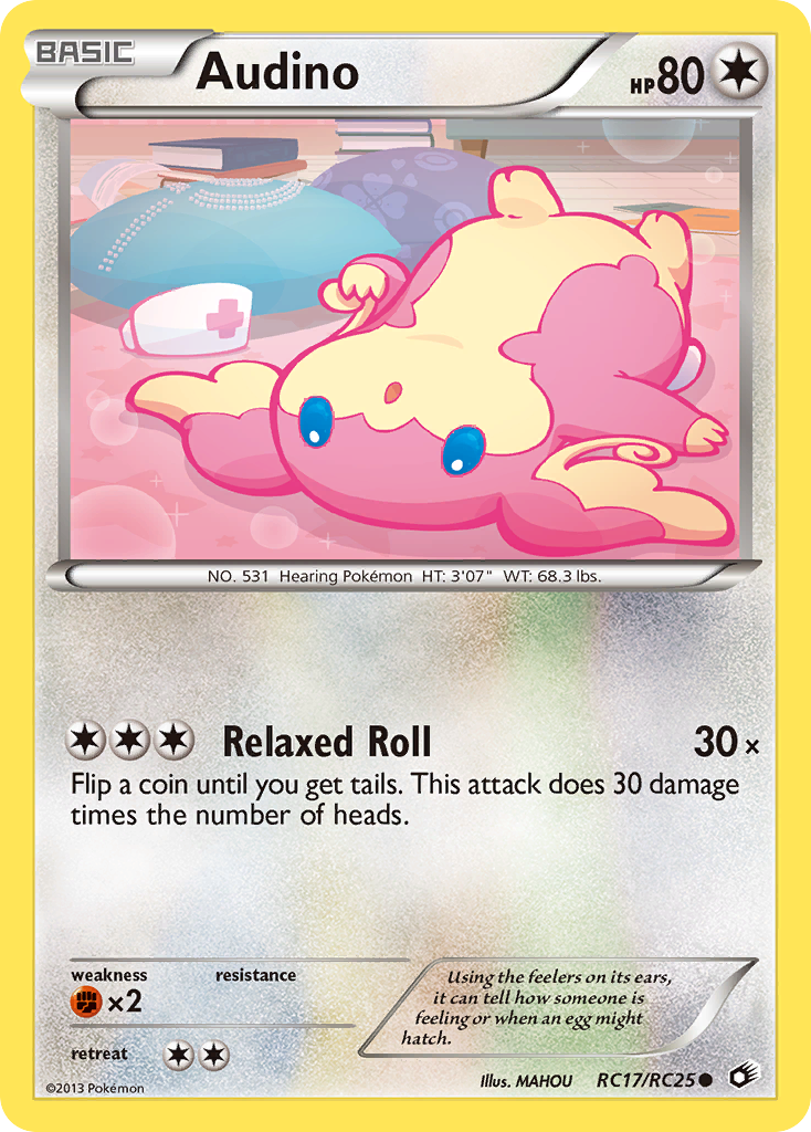 Audino (RC17/RC25) [Black & White: Legendary Treasures] | Chromatic Games